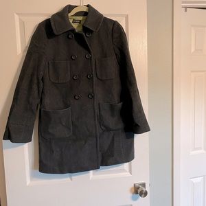 [J.Crew] Pea Coat. Dark grey. Sz.6